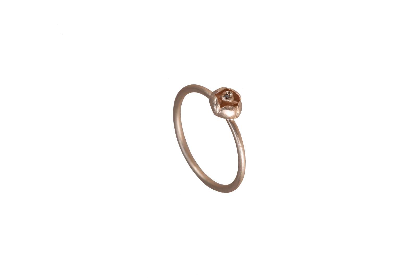 Non Ti Scordar Di Me Bud Ring 9kt Rose Gold