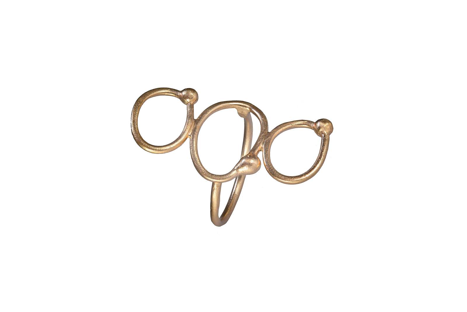 Bamboo Ring 9kt Rose Gold