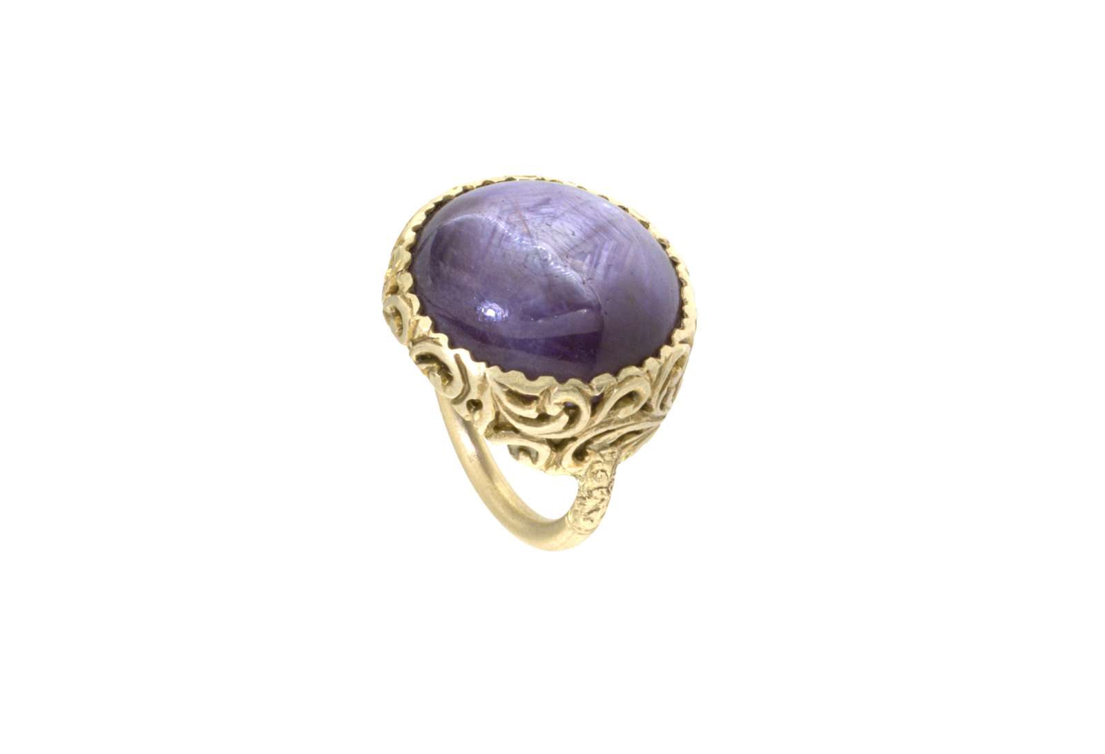 Asteria Corundum Ring