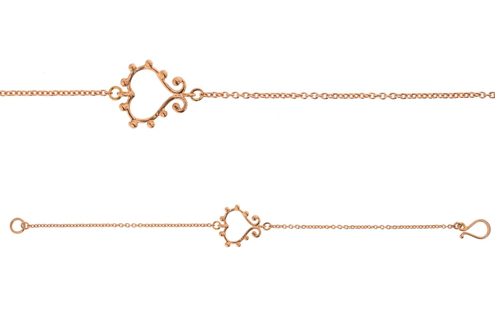 Cuore Arles Bracelet 9kt Rose Gold