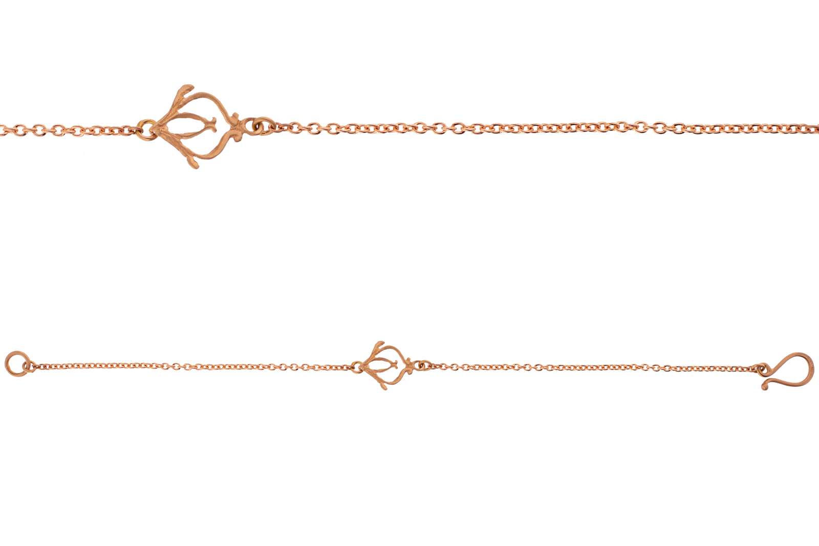 Mini Orchidea Bracelet 9kt Rose Gold