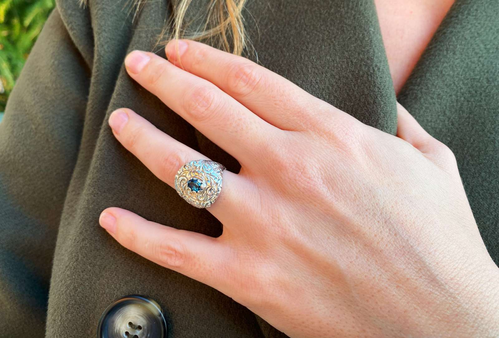 925 Silver London Topaz Franca Chevalier