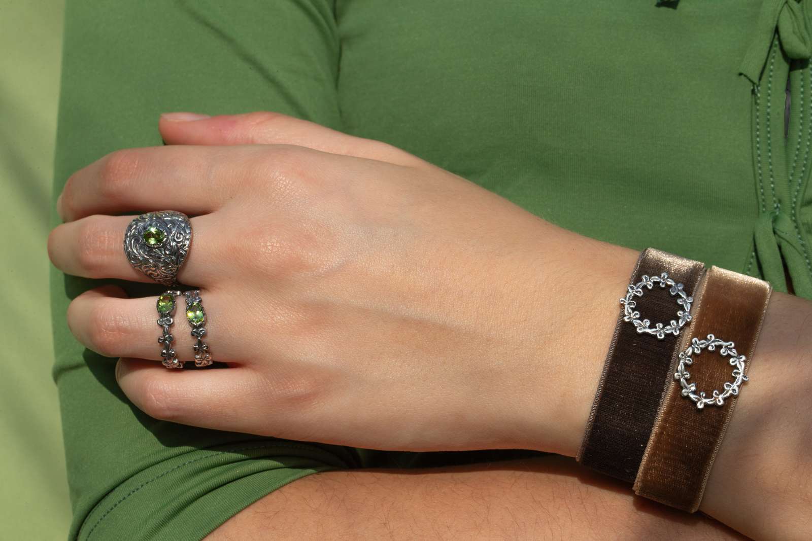 Gigliuccio Ring Peridot 925 Silver