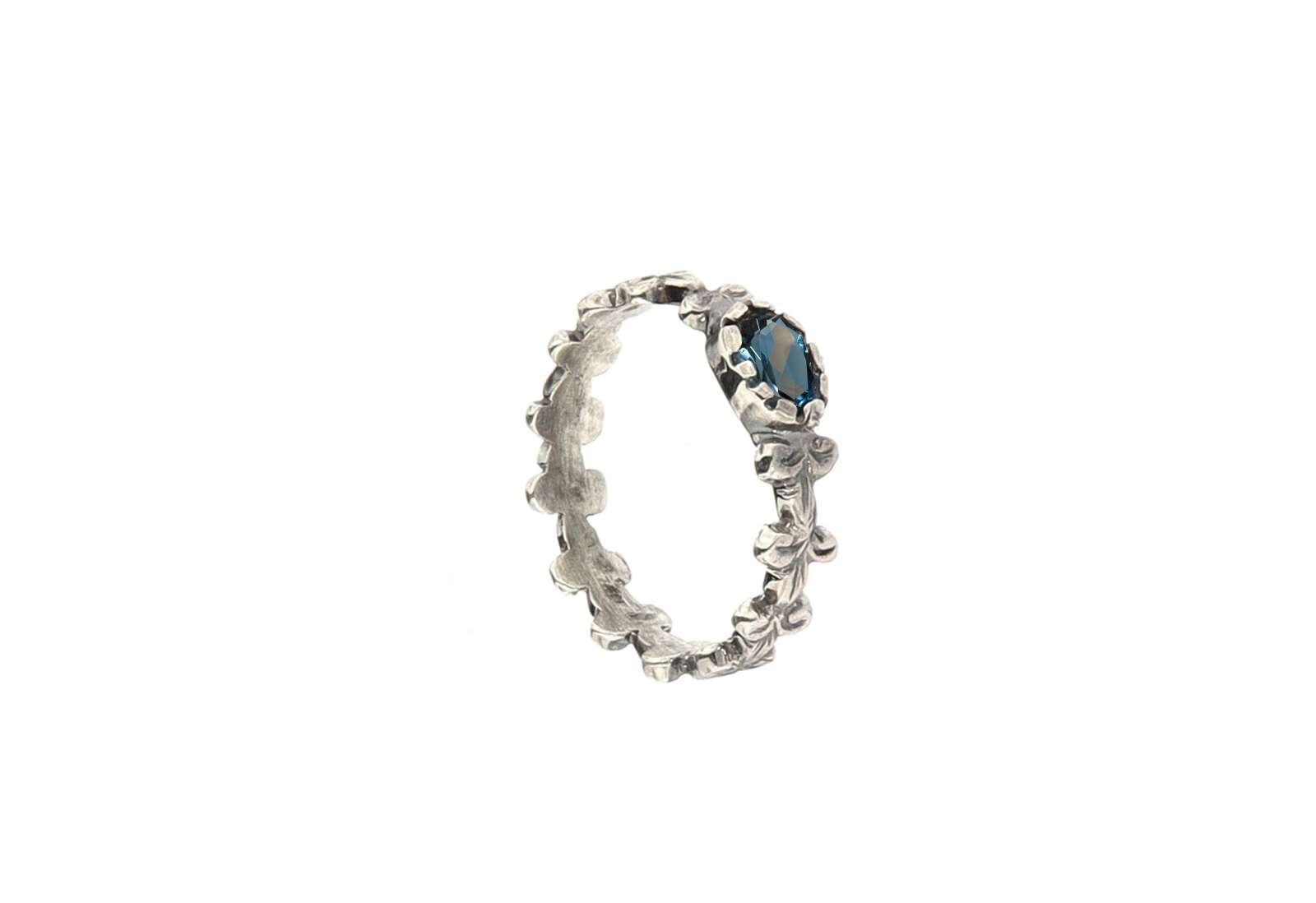 Anello Gigliuccio Topazio London Argento 925