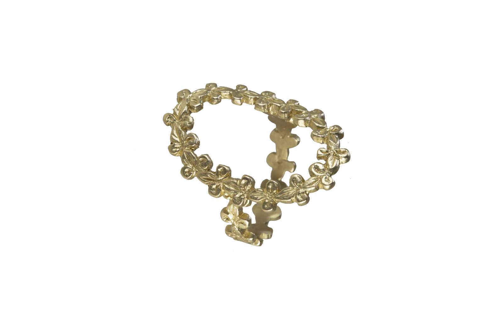 Anello Gigliuccio Ovale Oro Giallo 9kt