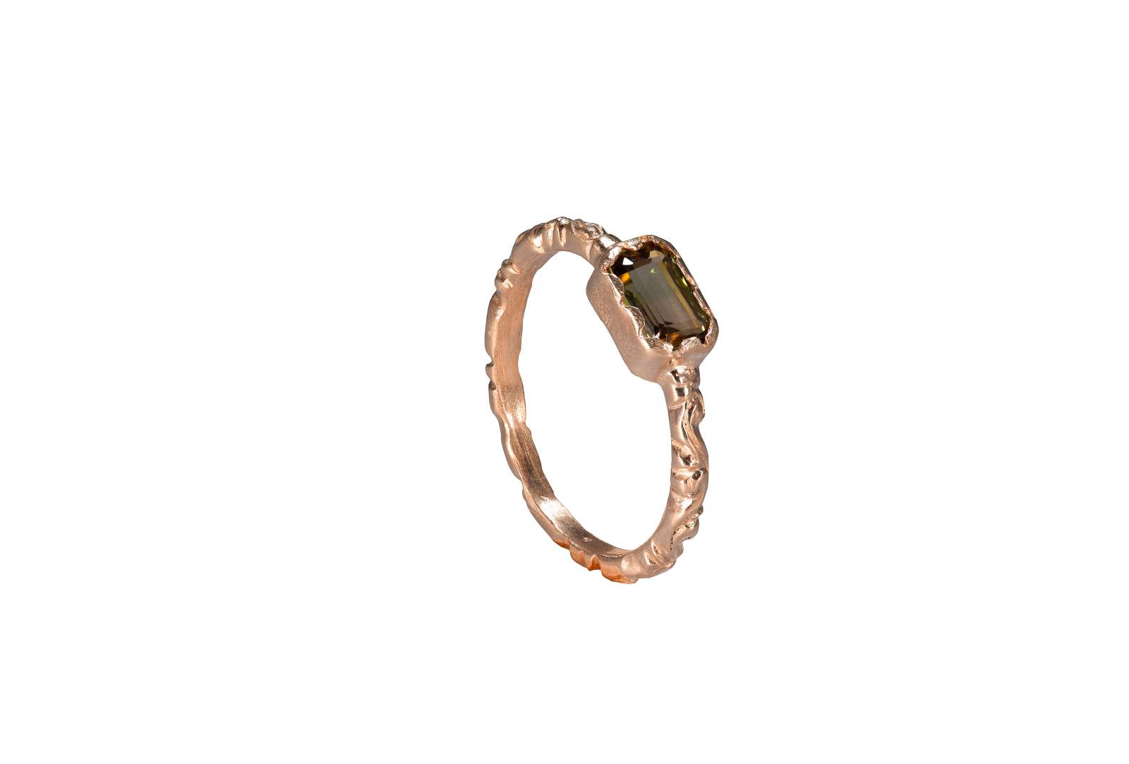 Anello Grazia Andalusite Oro Rosa 9kt