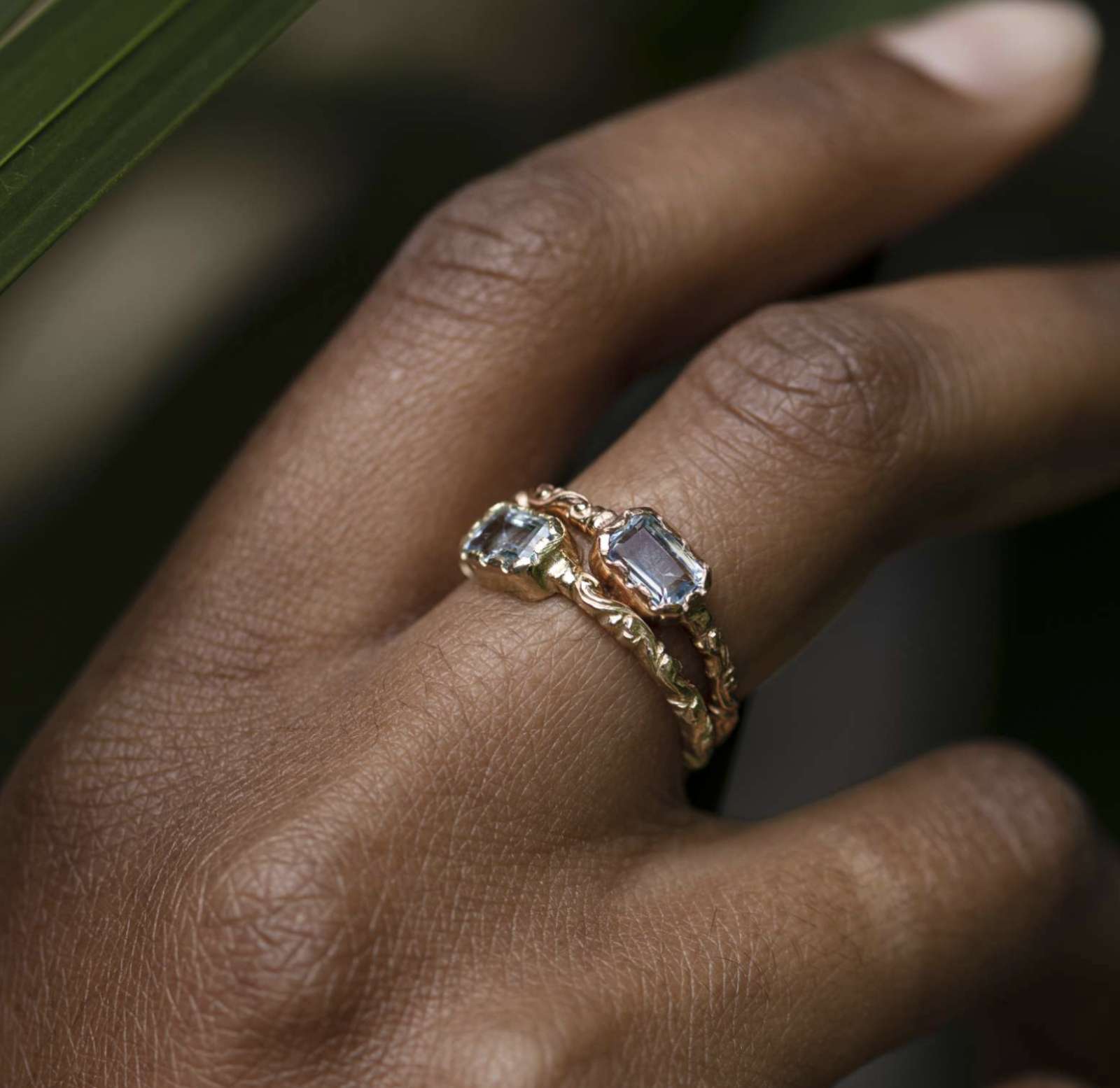 Grazia Ring Topaz 9kt Yellow Gold