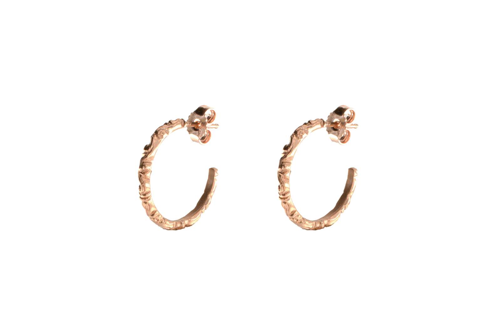 Orecchini Cerchio Grazia Oro Rosa 