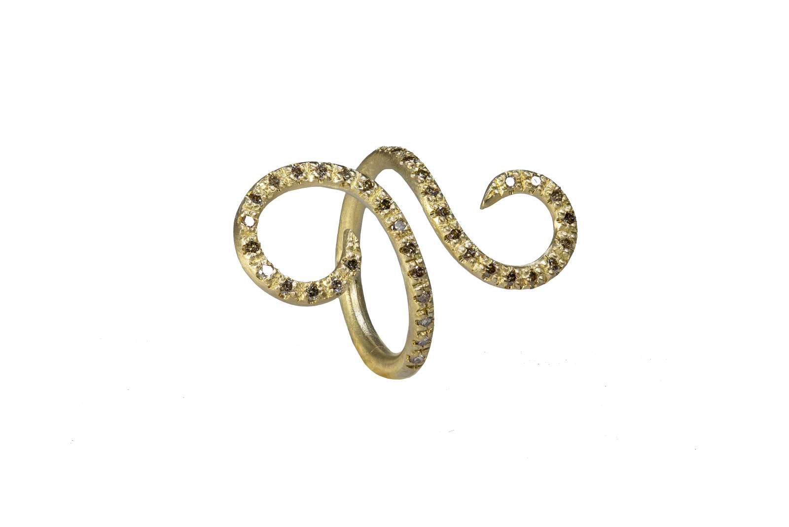 Greta Ring Diamond 9kt Yellow Gold