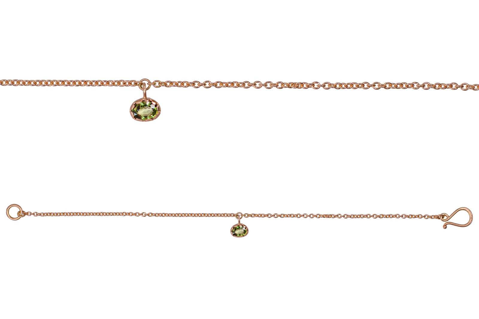 Peridot Hope Bracelet Rose Gold 