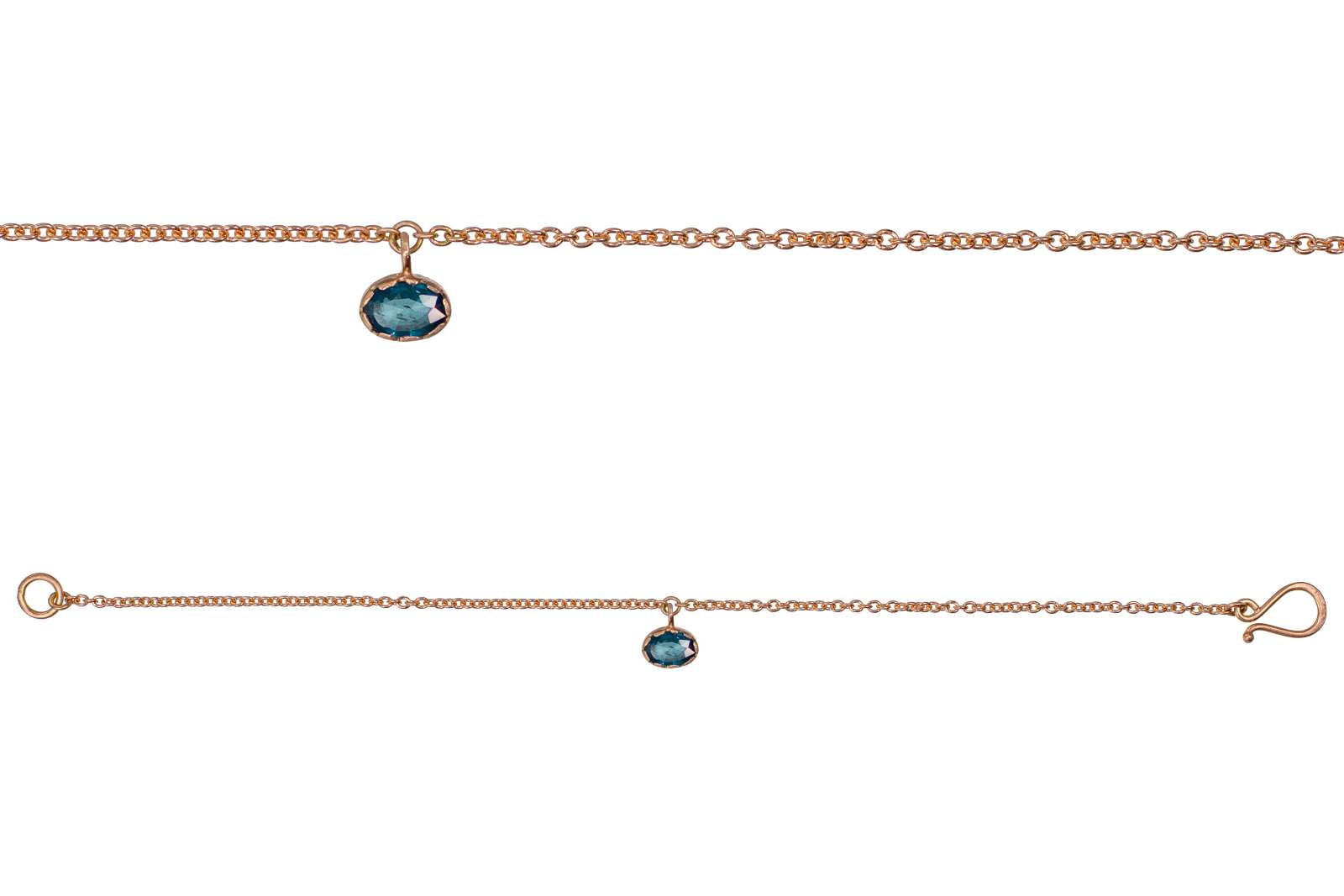 London Topaz Hope Bracelet Rose Gold 