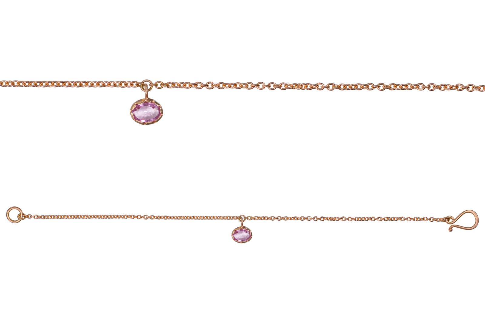 Hope Bracelet Pink Sapphire 9kt Rose Gold
