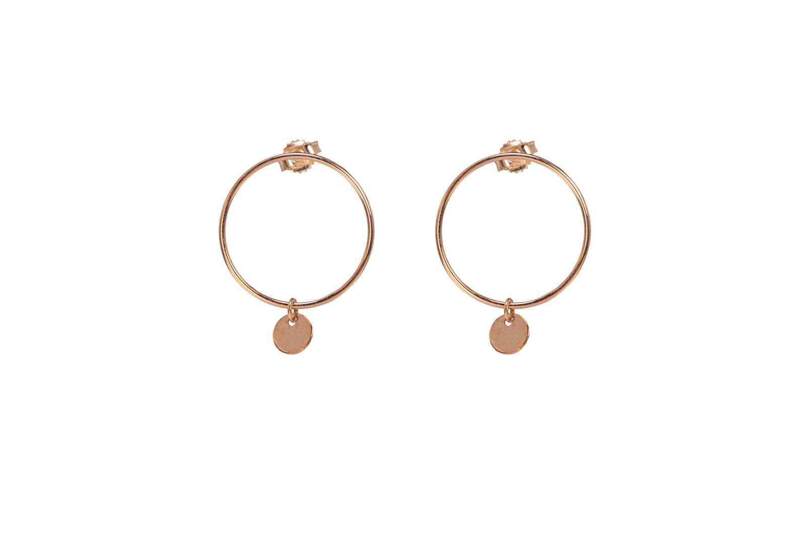 Micro Cosmo Earrings 9kt Rose Gold