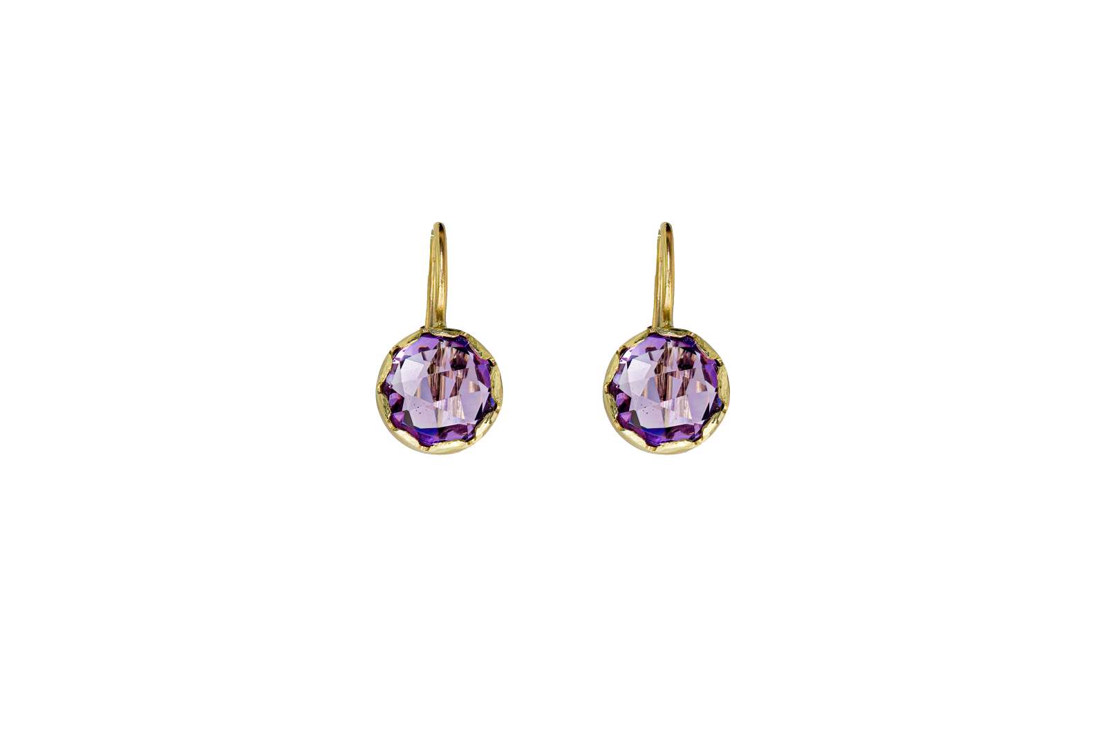 Mini Elisa Monachelle Amethyst 9kt Yellow Gold