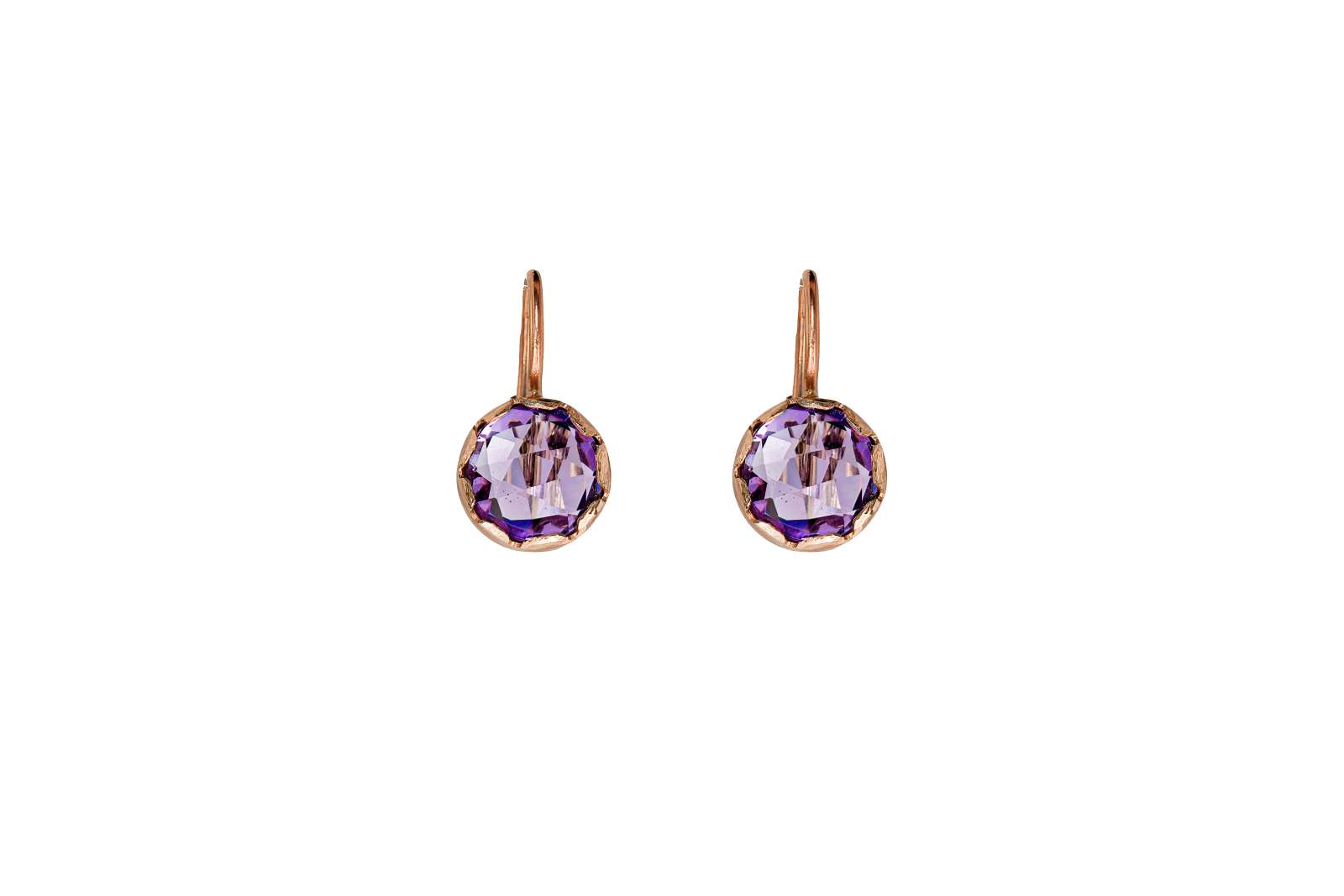 Mini Elisa Monachelle Amethyst 9kt Rose Gold