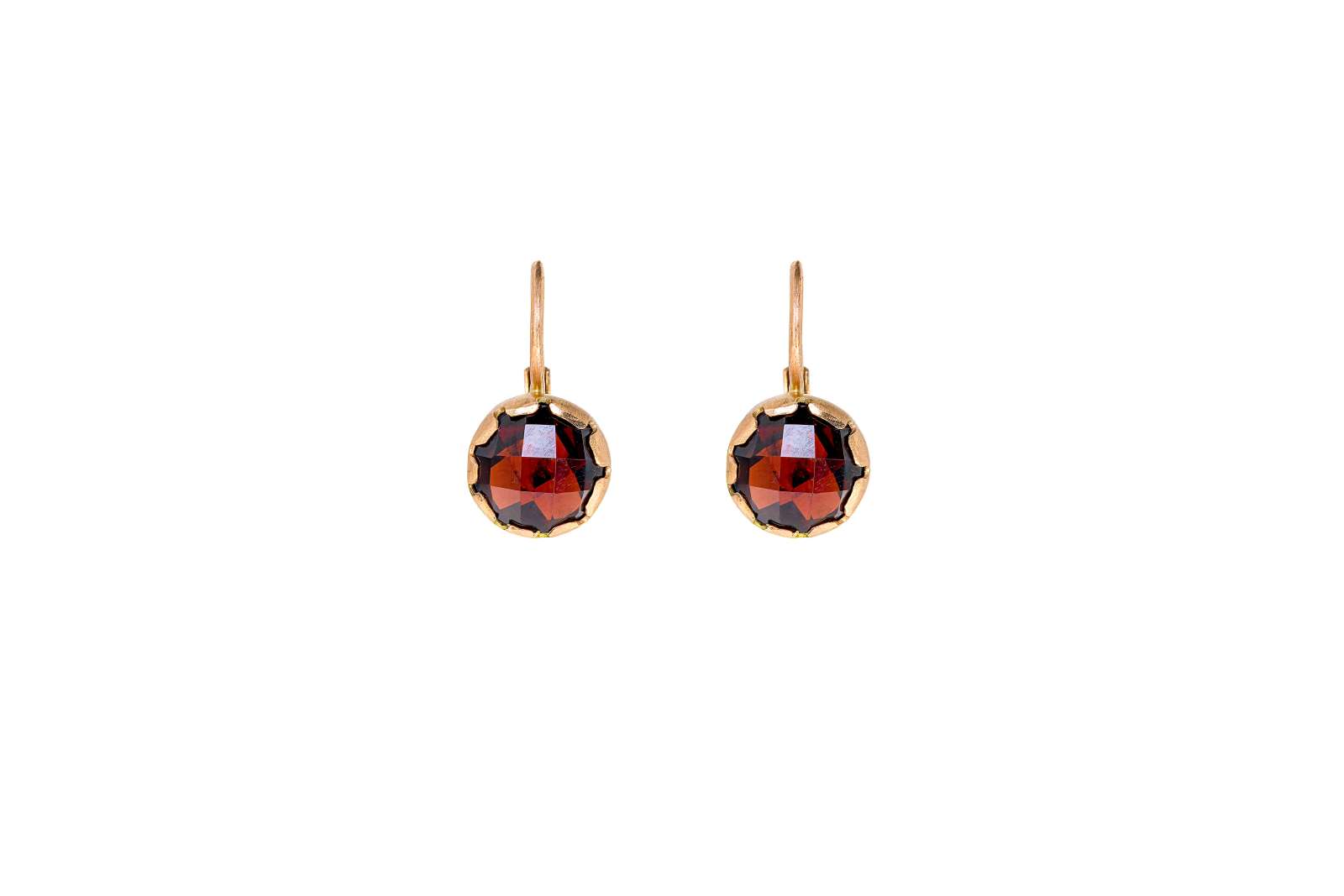 Mini Elisa Monachelle Garnet 9kt Rose Gold