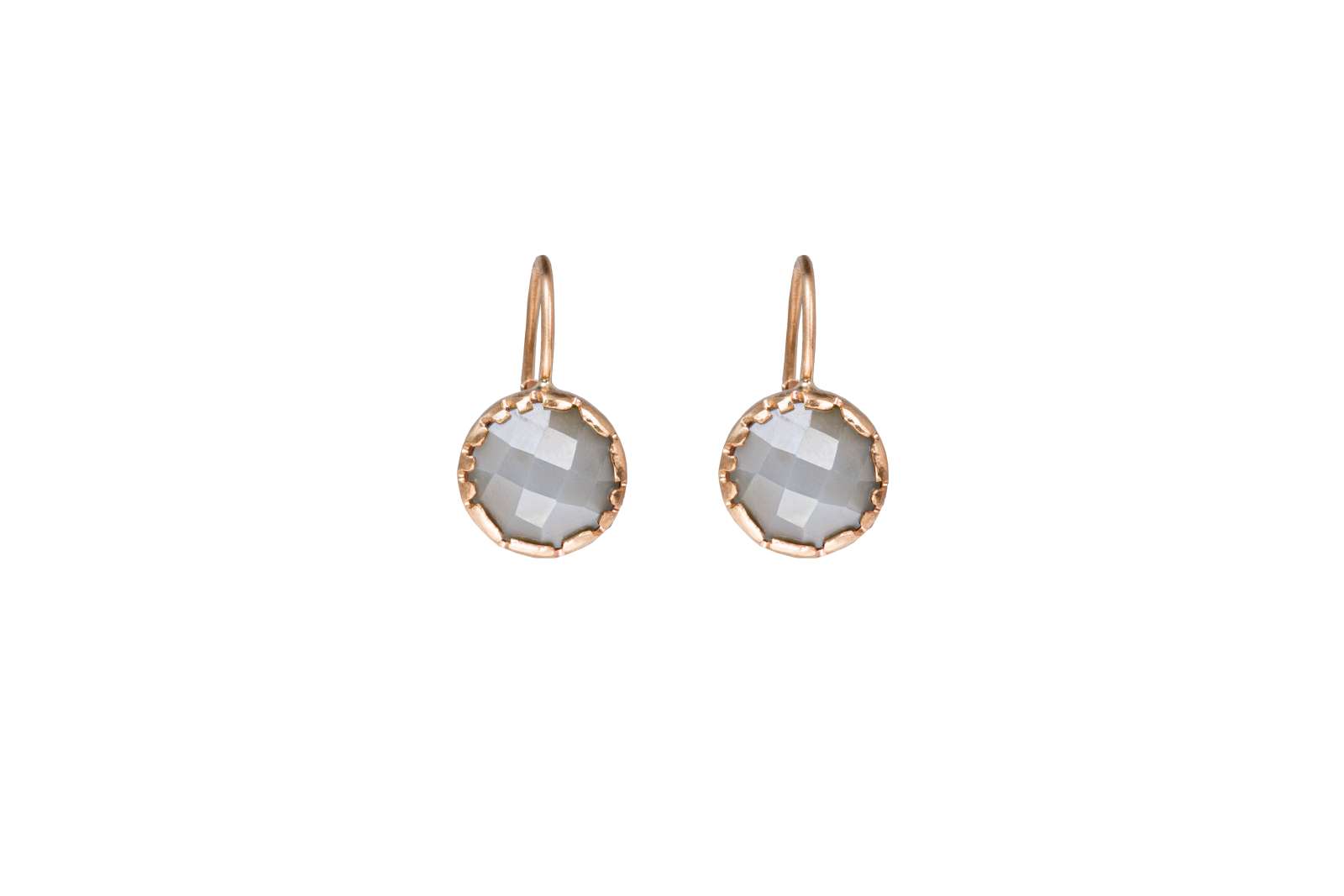 Elisa Moanachelle Grey Adularia 9kt Rose Gold