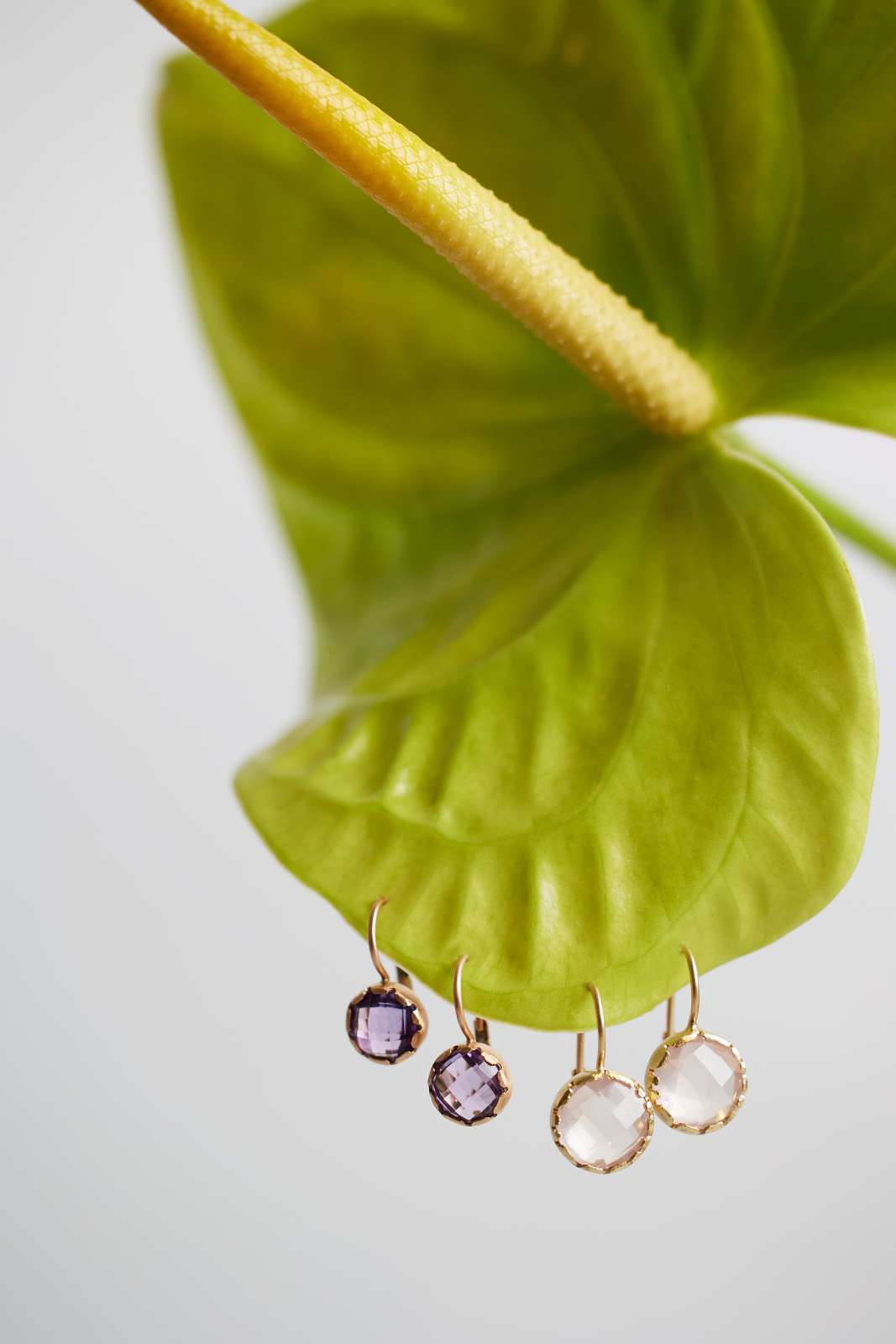 Mini Elisa Monachelle Amethyst 9kt Rose Gold