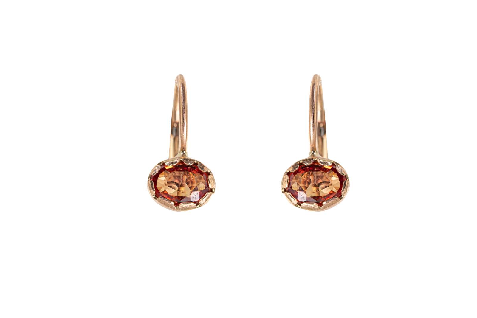 Hope Monachelle Orange Sapphire 9kt Rose Gold