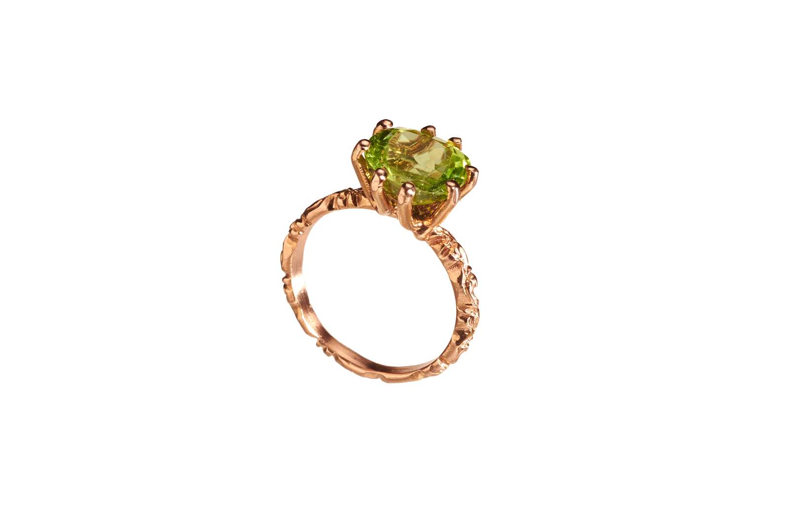 Grazia Multigriffes Peridot 18kt Rose Gold