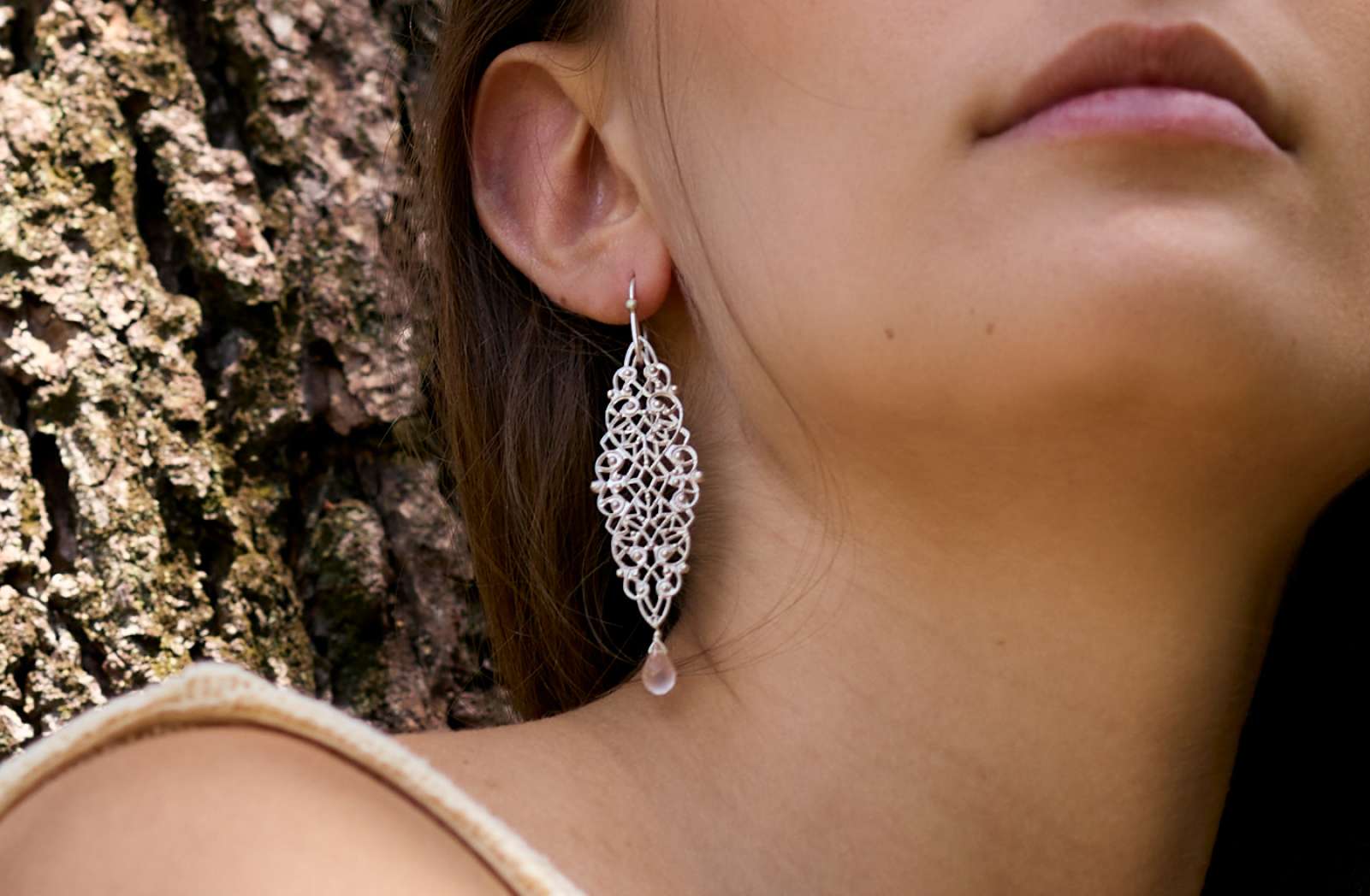 Amber 925 Silver Earrings