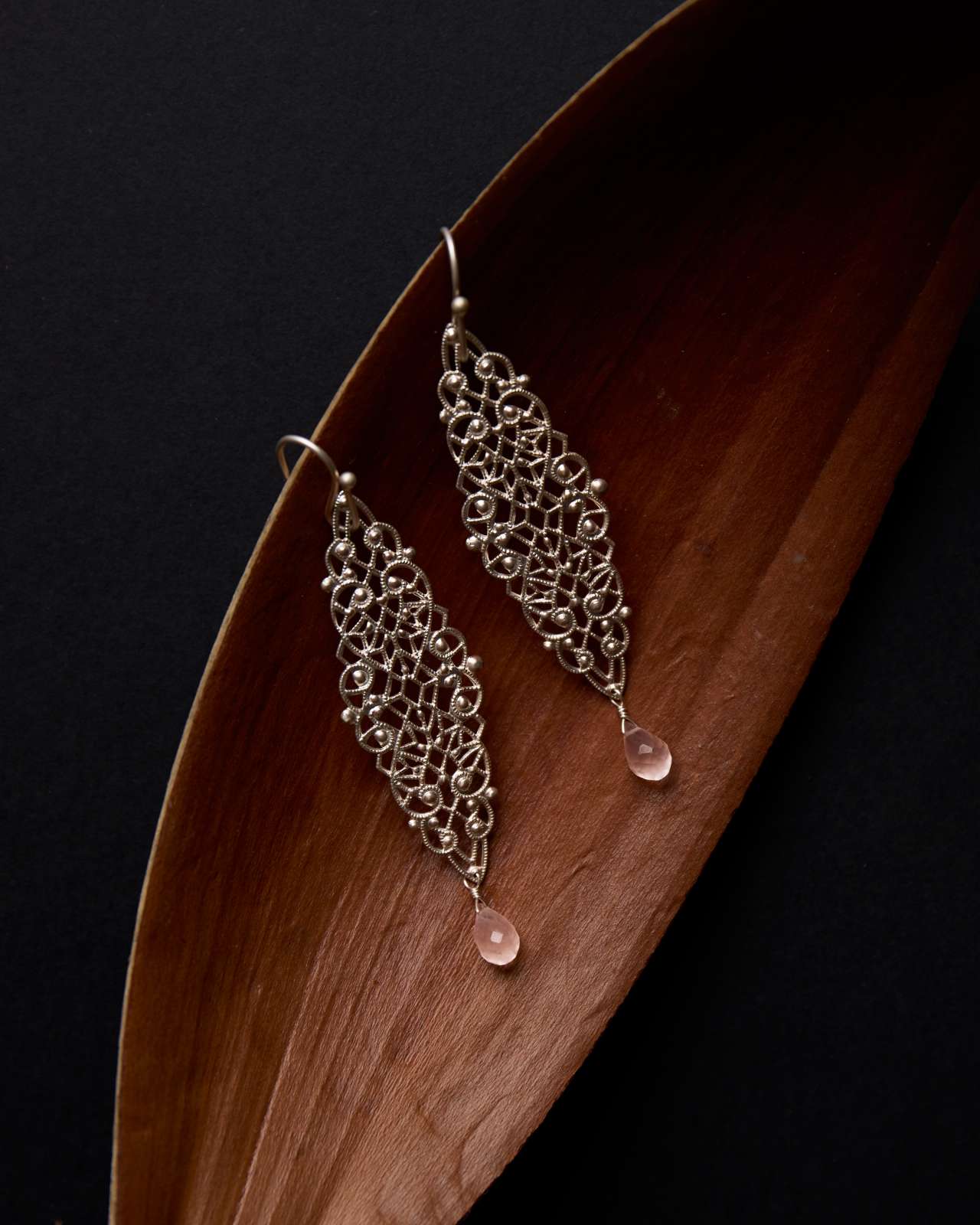 Amber 925 Silver Earrings