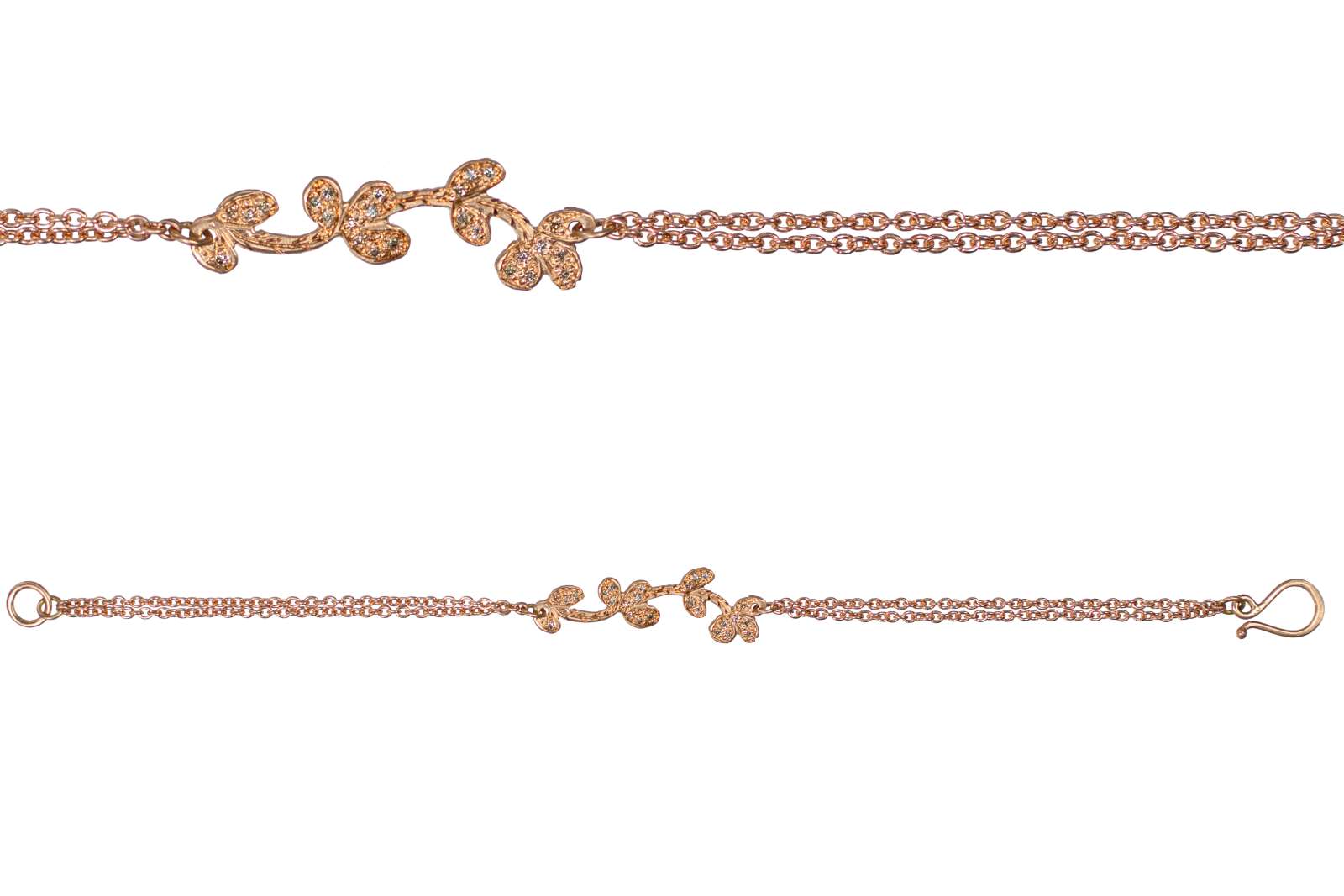 Bracciale Patrizia Diamanti Oro Rosa 9kt