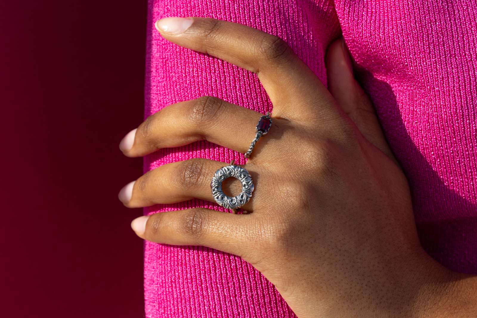 Anello Rosone Argento 925