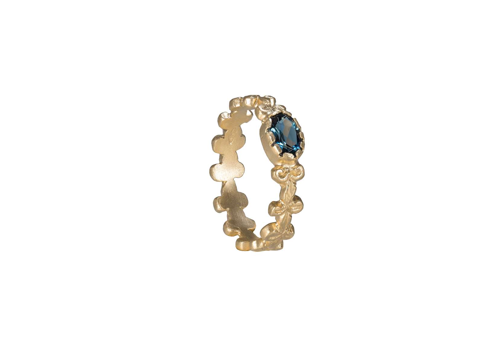 Gigliuccio Ring London Topaz 9kt Yellow Gold 