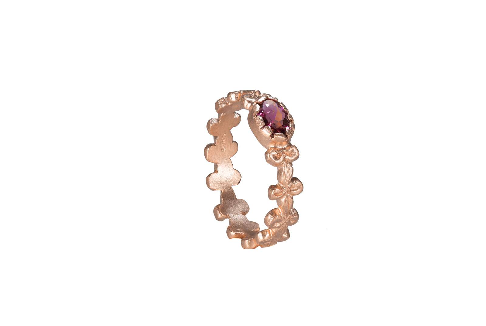 Gigliuccio Ring Pink Tourmaline 9kt Rose Gold 