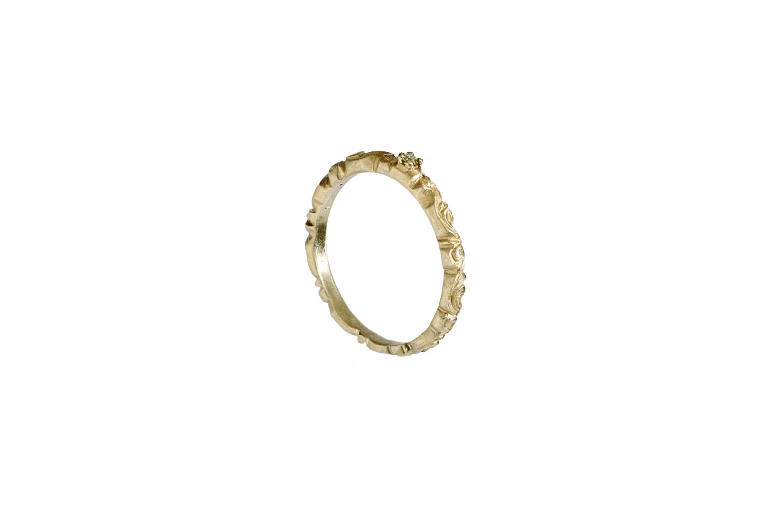 Grazia Ring Diamond 9kt Yellow Gold